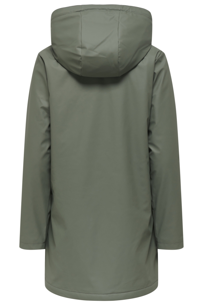 ONLSALLY RAINCOAT OTW NOOS 15206116 Castor Gray/WHITE TEDD